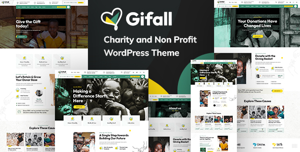 [Download] Gifall – Charity Non Profit WordPress Theme 