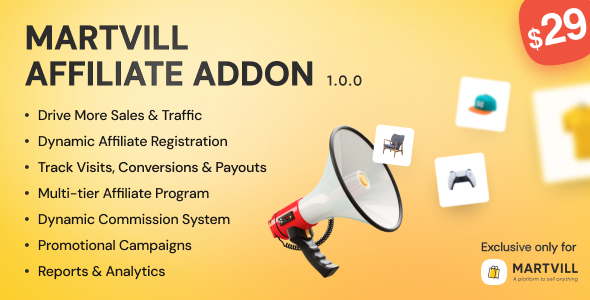 Nulled Martvill – Affiliate Add-on free download