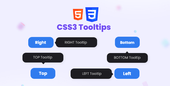 [Download] Pure CSS3 Tooltips In All Directions 
