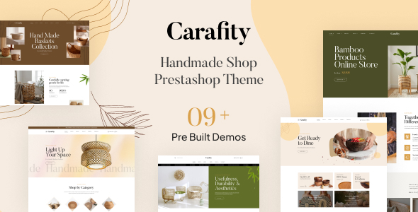 [Download] Carafity Elementor –  Bamboo Handmade Prestashop 