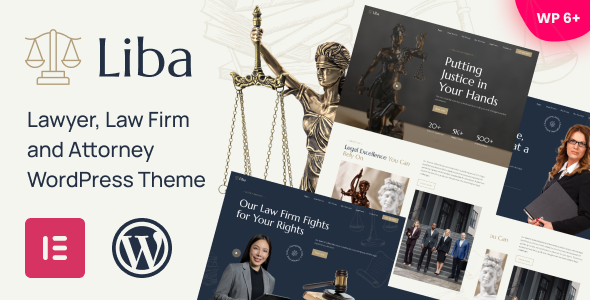 [Download] Liba – Lawyer, Law Firm and Attorney WordPress Theme 