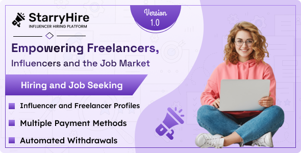 [Download] StarryHire – Empowering Freelancers, Influencers, and the Job Market 