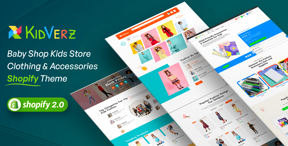 [Download] KidVerz – Baby Shop Kids Store Clothing & Accessories Shopify Theme 