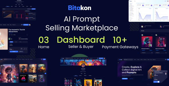 [Download] Bitakon – AI Prompt Buy Selling Marketplace (Multi Seller) 