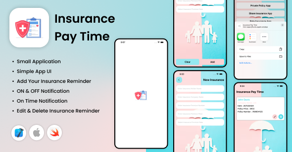 [Download] Insurance Pay Time – iOS App – Insurance Reminder 