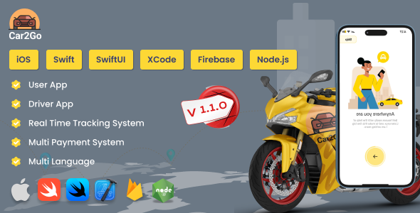 [Download] Car2Go – One Stop Ride Share Platform | User Native iOS App | Driver Native iOS  App (Swift) 