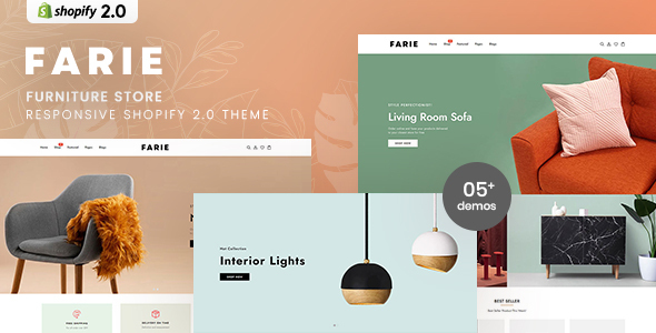 [Download] Farie – Furniture Store Responsive Shopify 2.0 Theme 