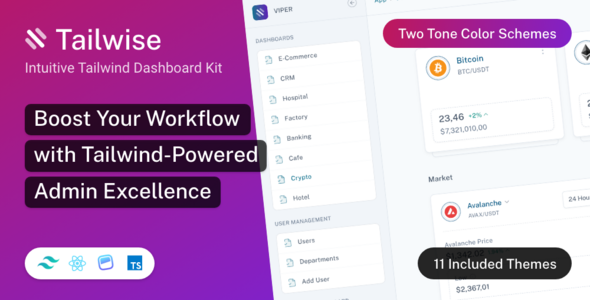 Nulled Tailwise – Intuitive Tailwind Dashboard Kit free download