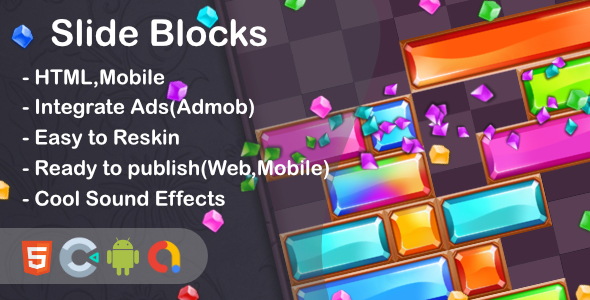 [Download] Slide Blocks(Html5 + Construct 3 +Mobile) 