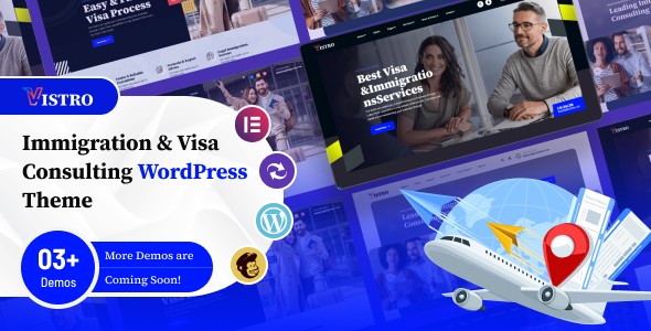 [Download] Vistro – Immigration Visa Consulting WordPress Theme 