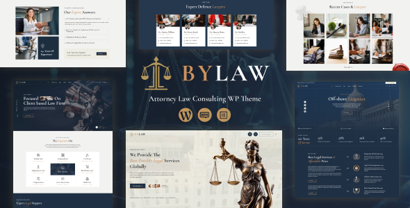 [Download] ByLaw – Lawyer and Law Firm WordPress Theme 