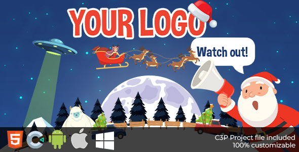 [Download] Flying Santa’s Helpers – HTML5 Game (C3p) 