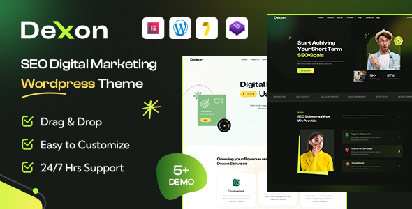 [Download] Dexon – SEO & Digital Marketing WordPress Theme 