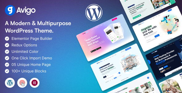 [Download] Avigo – Multipurpose Business WordPress Theme 