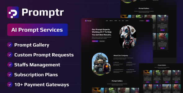 Nulled Promptr – Subscription Based AI Prompt Services free download