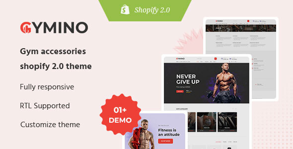 [Download] Gymino – The Gym Accessories & Equipment Shopify 2.0 Theme 