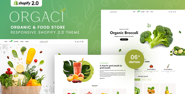 [Download] Orgaci – Organic & Food Store Shopify 2.0 Theme 