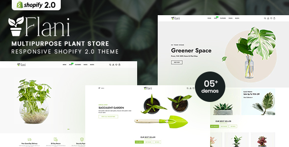 [Download] Flani – MultiPurpose Plant Store Shopify 2.0 Theme 