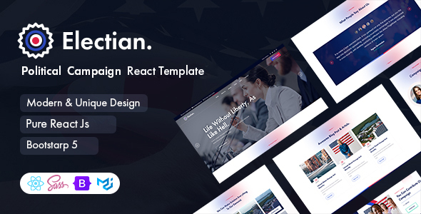[Download] Electian – Political Campaign React Template 