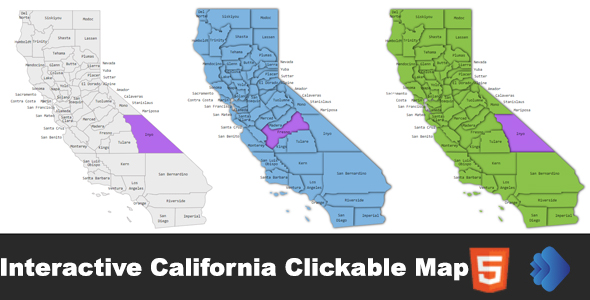 [Download] Interactive California Clickable MAP 