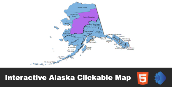 [Download] Interactive Alaska Clickable MAP 