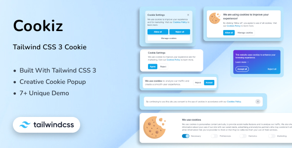 [Download] Tailwind CSS 3 Cookie – Cookiz 