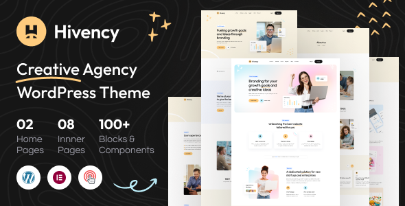 [Download] Hivency – Creative Digital Agency WordPress Theme 