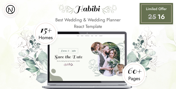 [Download] Habibi – Wedding & Wedding Planner Next Js Template 