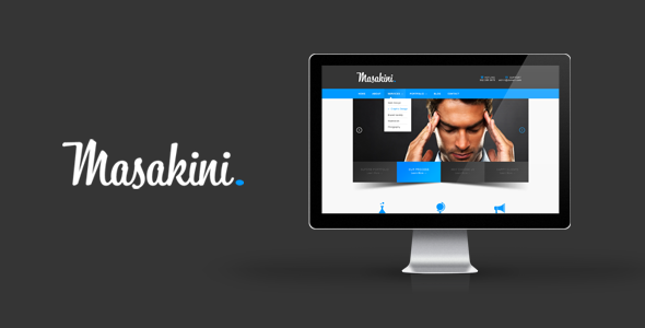 Download Masakini – Corporate PSD Template Nulled 