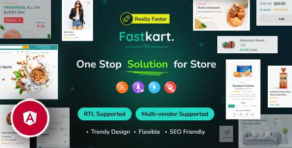 [Download] Fastkart – Multivendor Ecommerce with Angular & Laravel REST API 