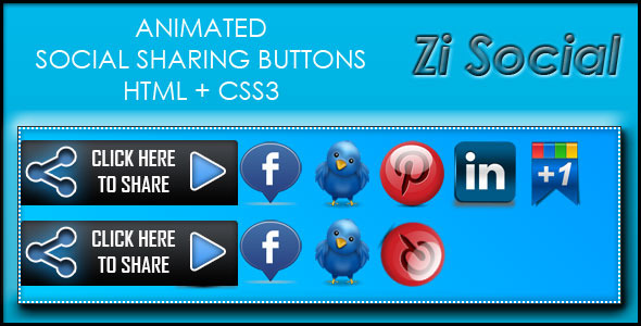 Download Zi Social Share – HTML + CS33 Nulled 
