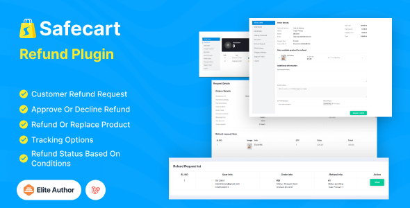 [Download] Refund Plugin – Safecart Multi-Vendor Laravel eCommerce platform 