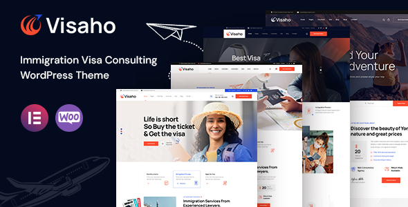 [Download] Visaho – Immigration and Visa Consulting WordPress Theme 