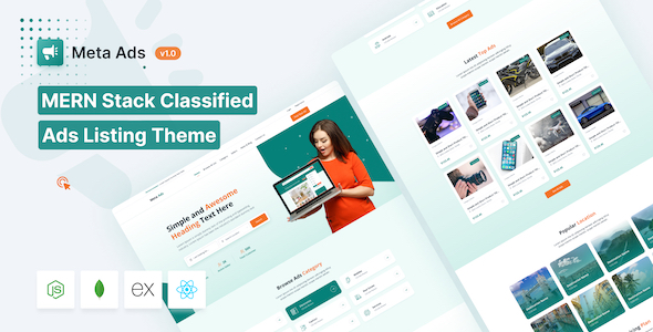 [Download] MetaAds- MERN Stack Classified Ads Theme 