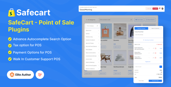 [Download] Pos (Point Of Sales) Plugin – Safecart Multi-Vendor Laravel eCommerce platform 