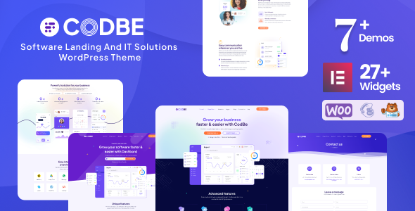 [Download] CodBe – Software Landing and IT Solutions WordPress Theme 