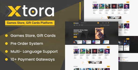[Download] Xtora – Games and Gift Cards Seller with Preorder Management 