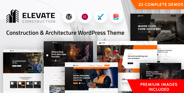 [Download] Elevate – Construction WordPress Theme 