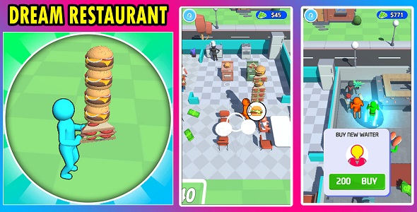 [Download] Dream Restaurant Hotel 3D Game Unity Source Code 