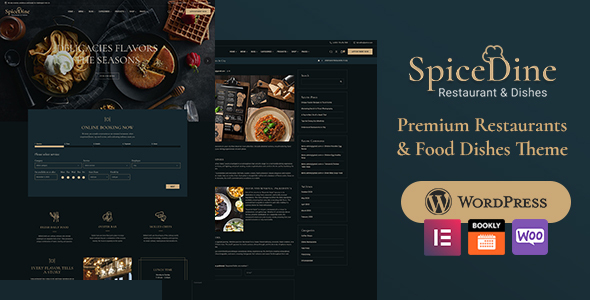 [Download] SpiceDine – WordPress Theme For Hotels & Restaurants 