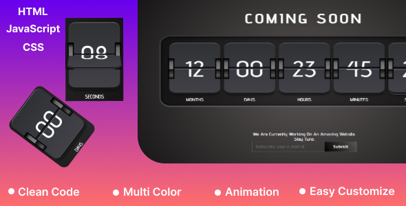 [Download] Coming Soon Timer | Countdown Timer | Multicolor Countdown 