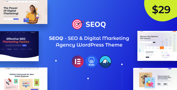 Nulled SEOQ – SEO & Digital Marketing Agency WordPress Theme free download