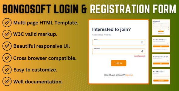 Nulled Bongosoft Login & Registration Form free download
