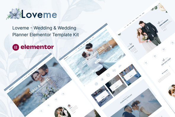 [Download] Loveme – Wedding & Wedding Planner Elementor Template Kit 