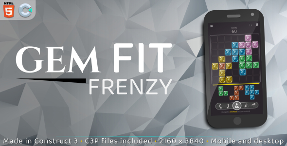 [Download] GemFit Frenzy – HTML5 Puzzle game 
