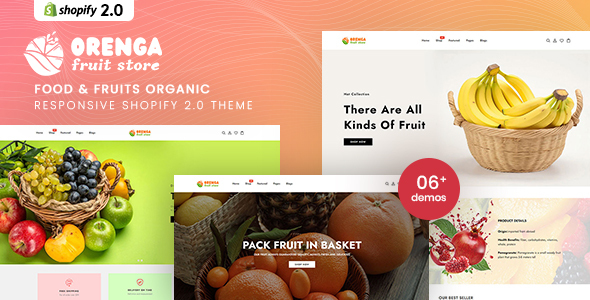 [Download] Orenga – Food & Fruits Organic Responsive Shopify 2.0 Theme 