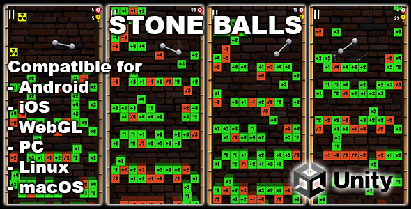[Download] Stone Balls – Unity Hyper Casual Indie Game Source Code 