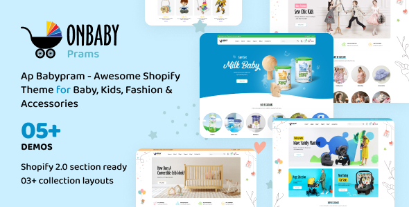 [Download] Ap Babypram – Kids Fashion Store Shopify Theme 