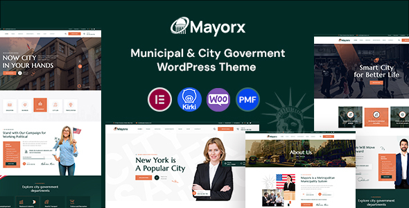 [Download] Mayorx – Municipal & City Government WordPress Theme 