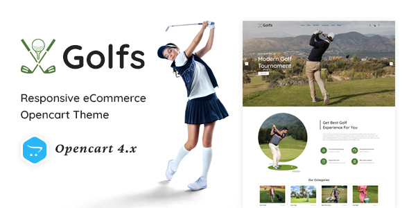 [Download] Golfs – Responsive OpenCart 4 Theme 